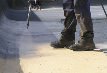 Coating systems over Erie spray foam roof systems